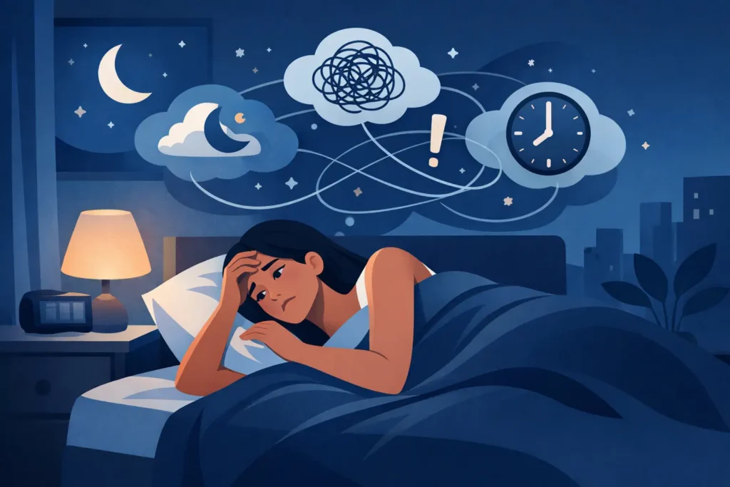 How to Calm Racing Thoughts at Night