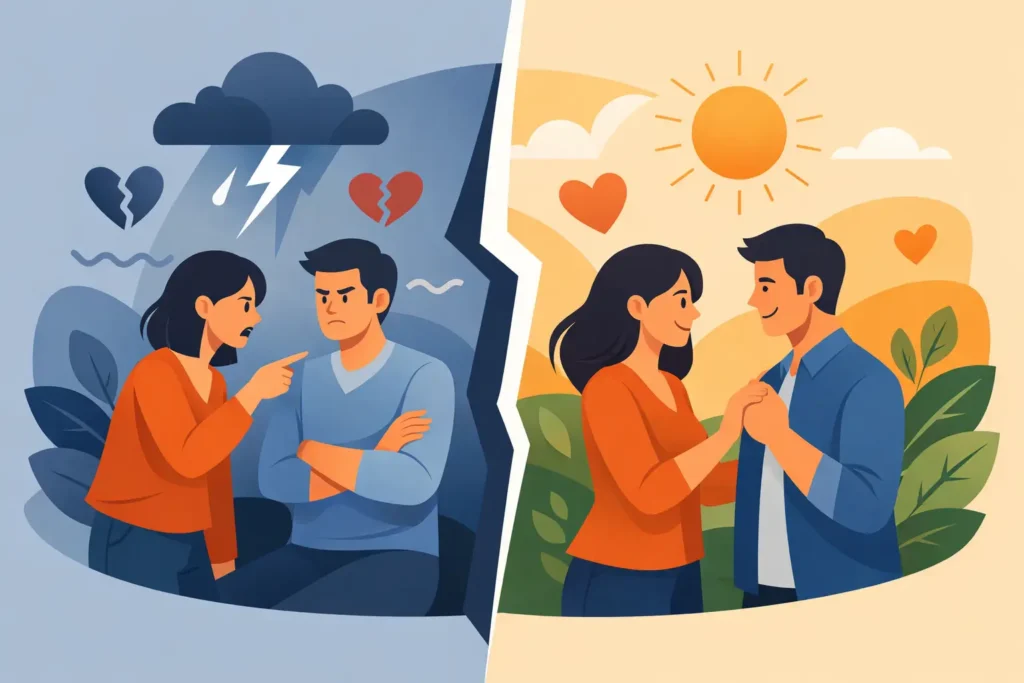 How Relationship Conflict Starts and What Helps